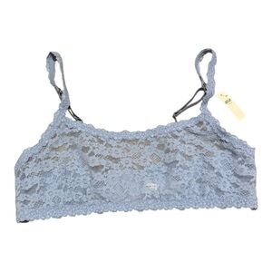 NWT Show off by Aerie Lace Bandeau Bralette in Soft Blue Trendy